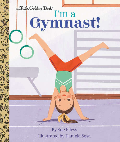 Book cover of I'm a Gymnast! (Little Golden Book)