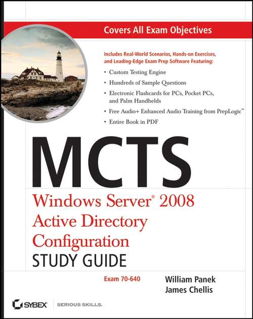 Book cover of MCTS Windows Server 2008 Active Directory Configuration Study Guide