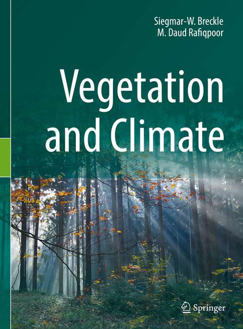 Book cover of Vegetation and Climate (1st ed. 2022)