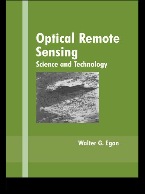 Book cover of Optical Remote Sensing: Science and Technology