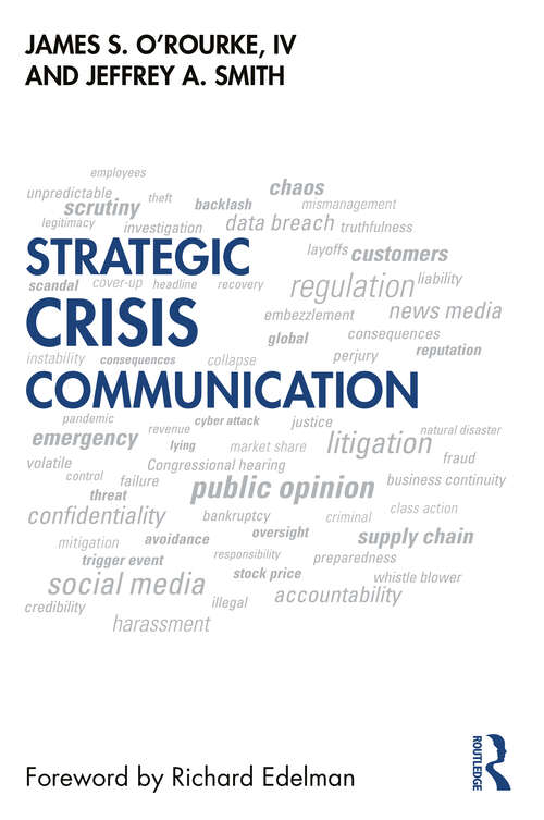 Book cover of Strategic Crisis Communication