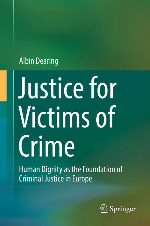 Book cover of Justice for Victims of Crime