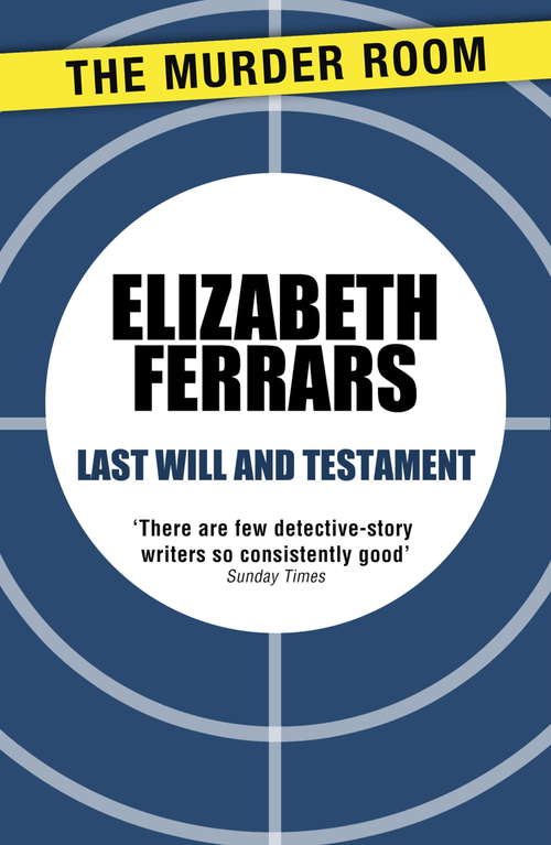 Book cover of Last Will and Testament