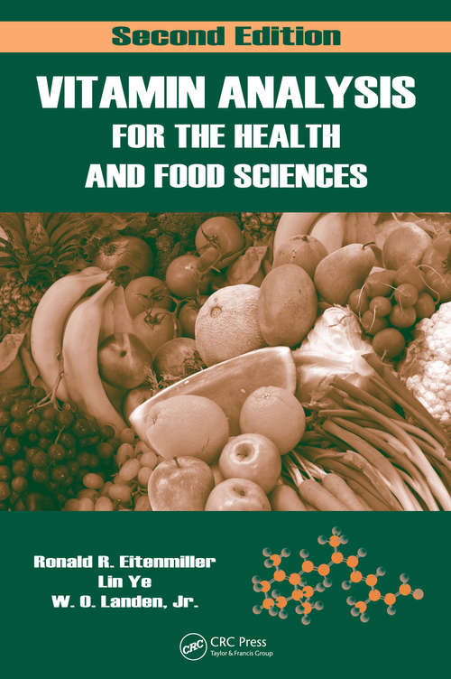 Book cover of Vitamin Analysis for the Health and Food Sciences