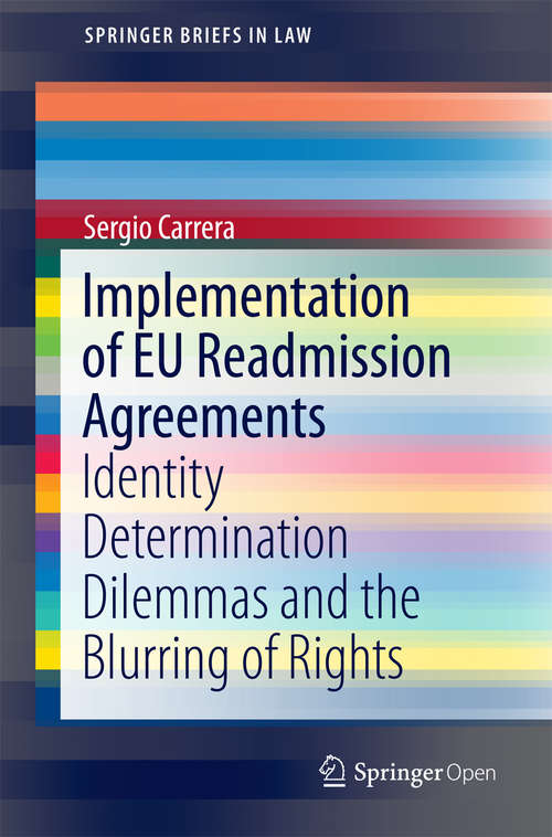 Book cover of Implementation of EU Readmission Agreements