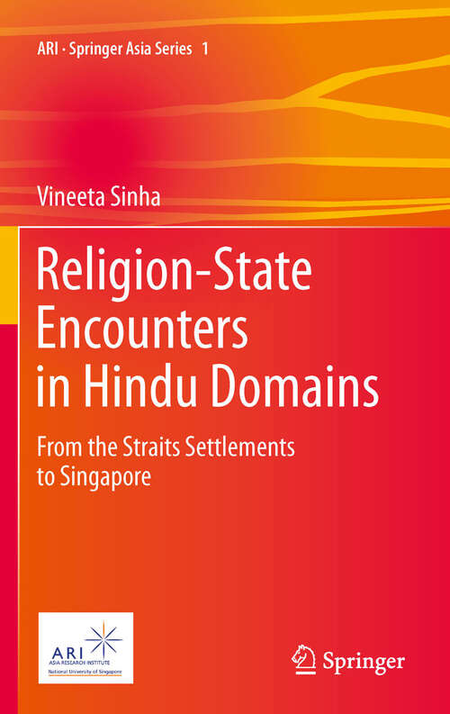 Book cover of Religion-State Encounters in Hindu Domains