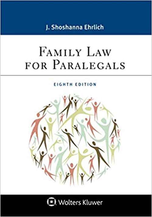 Book cover of Family Law for Paralegals (Eighth Edition) (Aspen Paralegal)