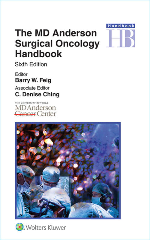 Book cover of The MD Anderson Surgical Oncology Handbook (5)