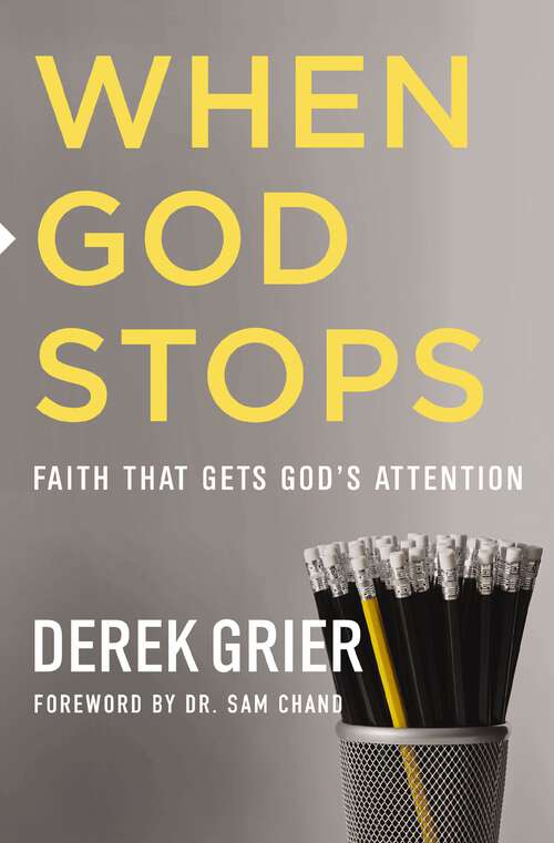 Book cover of When God Stops: Faith that Gets God's Attention