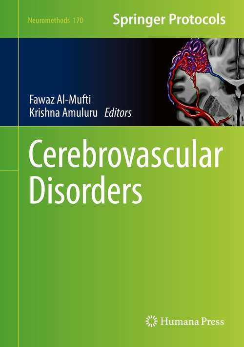 Book cover of Cerebrovascular Disorders (1st ed. 2021) (Neuromethods #170)