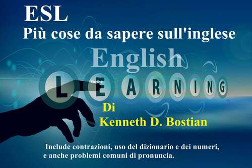 Book cover of ESL Più cose da sapere sull'inglese