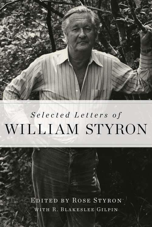 Book cover of Selected Letters of William Styron