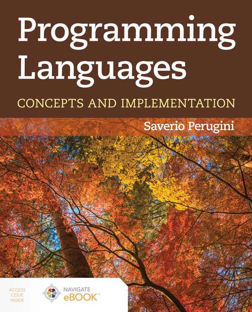 Book cover of Programming Languages: Concepts and Implementation