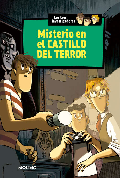 Book cover of Misterio en el castillo del terror (Los tres investigadores: Volumen 1)