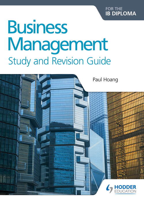 Book cover of Business Management for the IB Diploma Study and Revision Guide