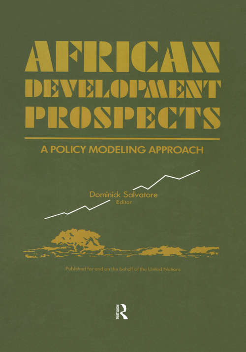 Book cover of African Development Prospects: A Policy Modelling Approach