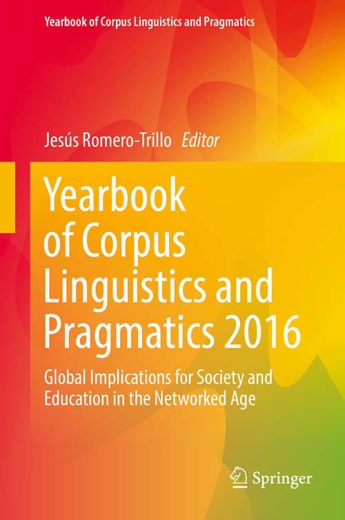 Book cover of Yearbook of Corpus Linguistics and Pragmatics 2016