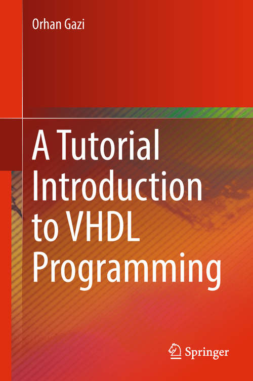 Book cover of A Tutorial Introduction to VHDL Programming