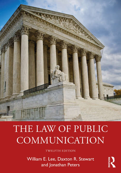 Book cover of The Law of Public Communication (12)