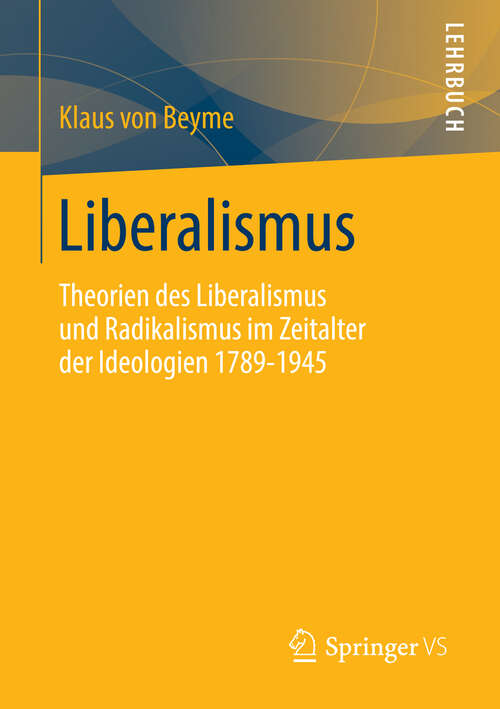 Book cover of Liberalismus