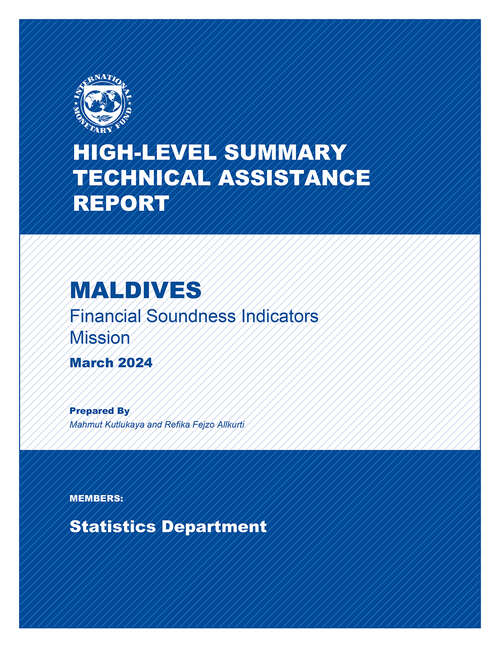 Book cover of Report on Financial Soundness Indicators Technical Assistance