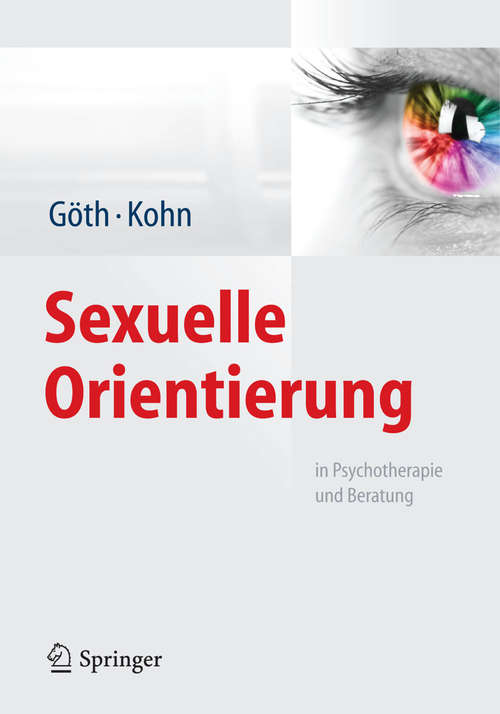 Book cover of Sexuelle Orientierung: in Psychotherapie und Beratung (2014)