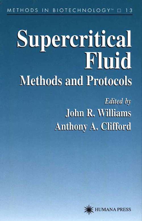 Book cover of Supercritical Fluid Methods and Protocols