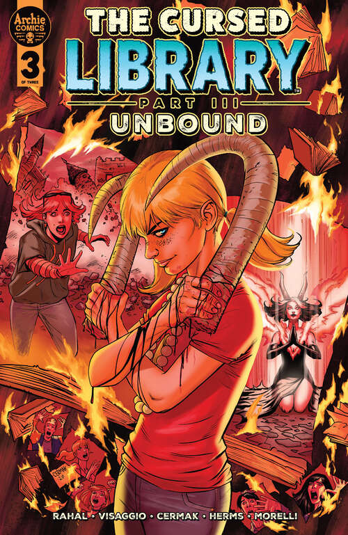 Book cover of Archie Comics: The Cursed Library #3: Unbound (Archie Horror Presents #3)