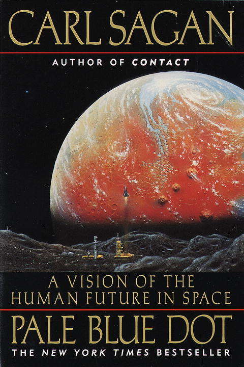 Book cover of Pale Blue Dot: A Vision of the Human Future in Space