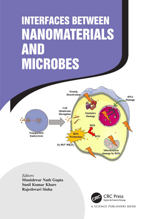 Book cover of Interfaces Between Nanomaterials and Microbes