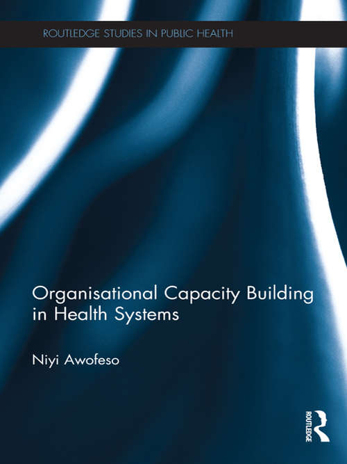 Book cover of Organisational Capacity Building in Health Systems