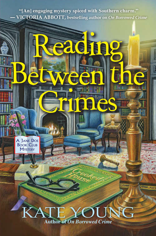 Book cover of Reading Between the Crimes (A Jane Doe Book Club Mystery #2)