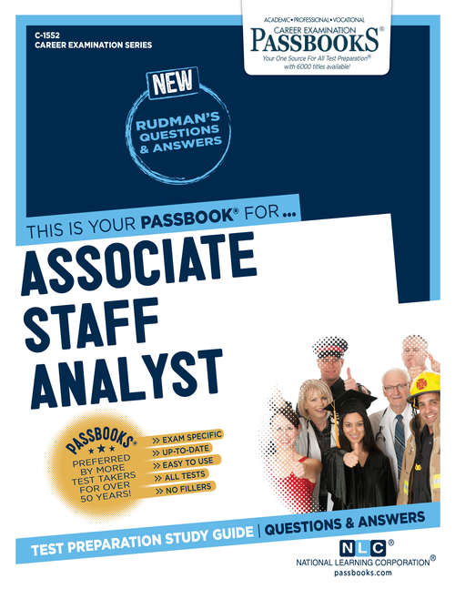 Book cover of Associate Staff Analyst: Passbooks Study Guide (Career Examination Series: C-1552)