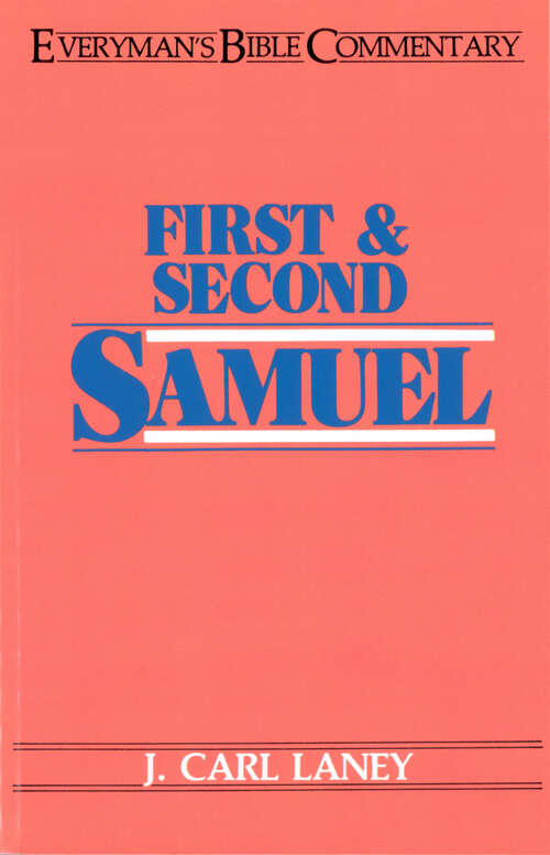 Book cover of First & Second Samuel- Everyman's Bible Commentary (New Edition) (Everyman's Bible Commentaries)