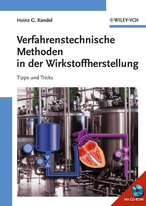 Book cover of Verfahrenstechnische Methoden in der Wirkstoffherstellung