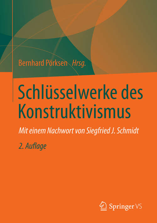 Book cover of Schlüsselwerke des Konstruktivismus