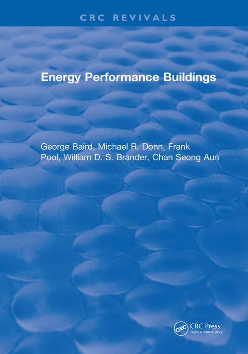 Book cover of Energy Performance Buildings