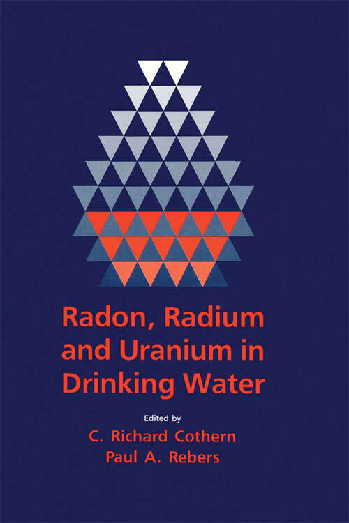 Book cover of Radon, Radium, and Uranium in Drinking Water (1)