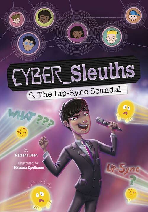 Book cover of The Lip-Sync Scandal (Cyber Sleuths Ser.)