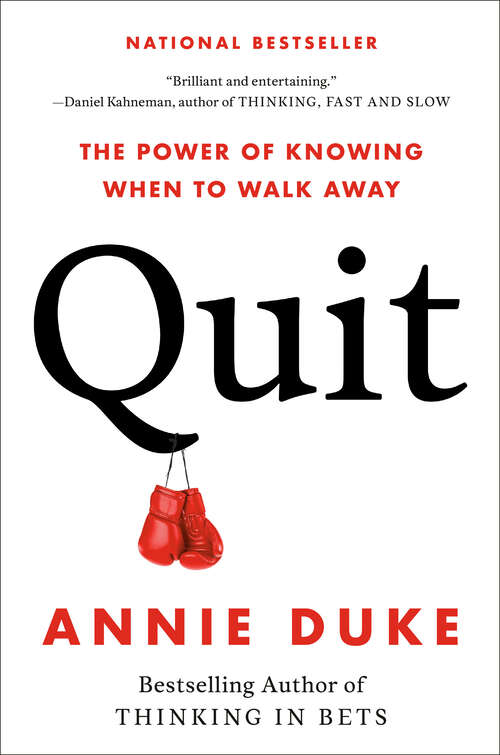 Book cover of Quit: The Power of Knowing When to Walk Away