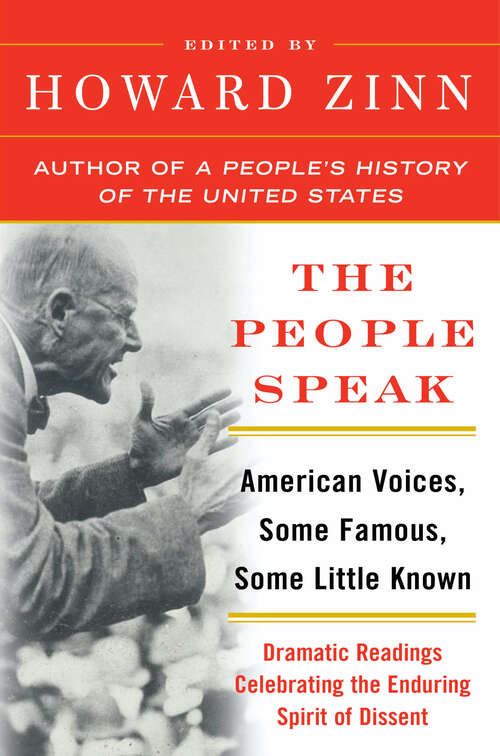 Book cover of The People Speak: A Performance Piece