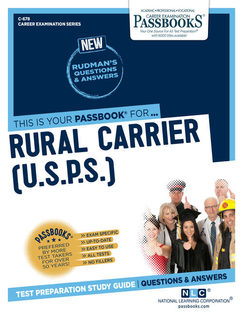 Book cover of Rural Carrier (U.S.P.S.): Passbooks Study Guide (Career Examination Series)