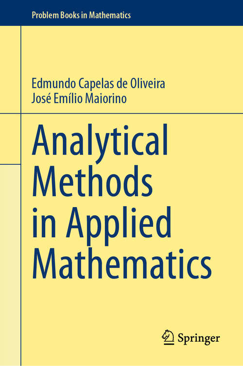 Book cover of Analytical Methods in Applied Mathematics (Problem Books in Mathematics)