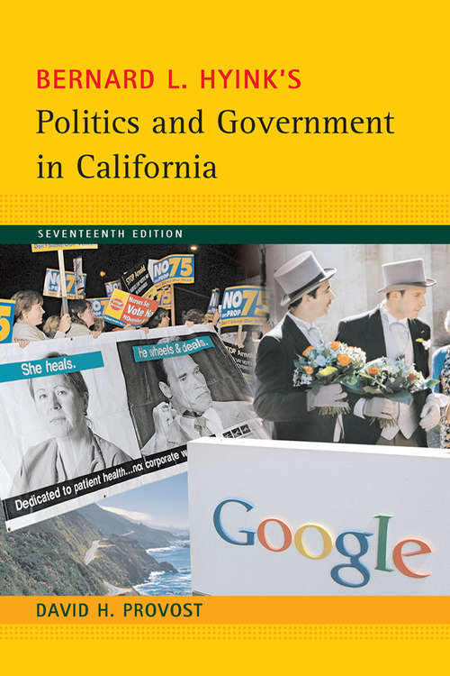 Book cover of Politics and Government in California