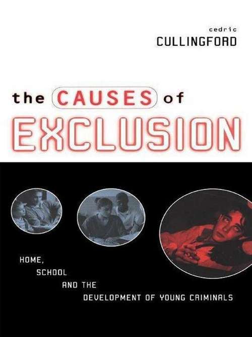 Book cover of The Causes of Exclusion: Home, School and the Development of Young Criminals