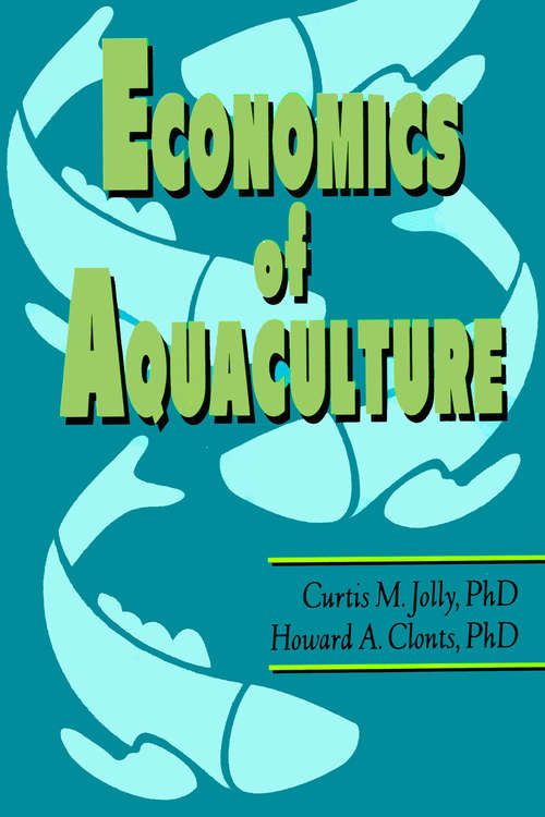 Book cover of Economics of Aquaculture