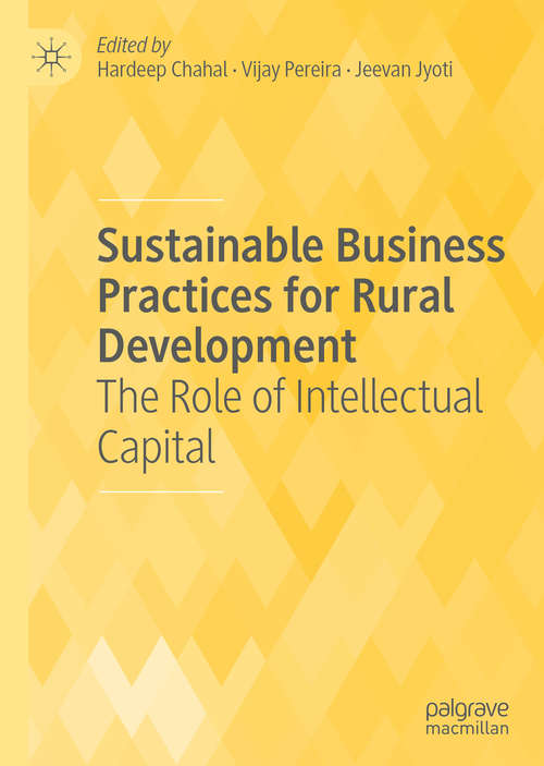 Book cover of Sustainable Business Practices for Rural Development: The Role of Intellectual Capital (1st ed. 2020)