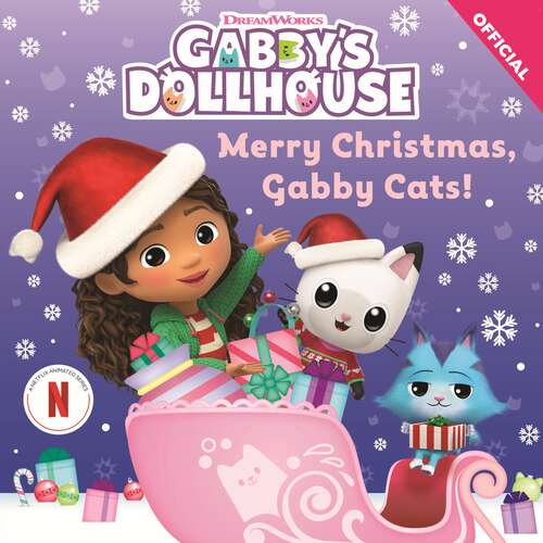 Book cover of Merry Christmas, Gabby Cats (DreamWorks Gabby's Dollhouse #6)