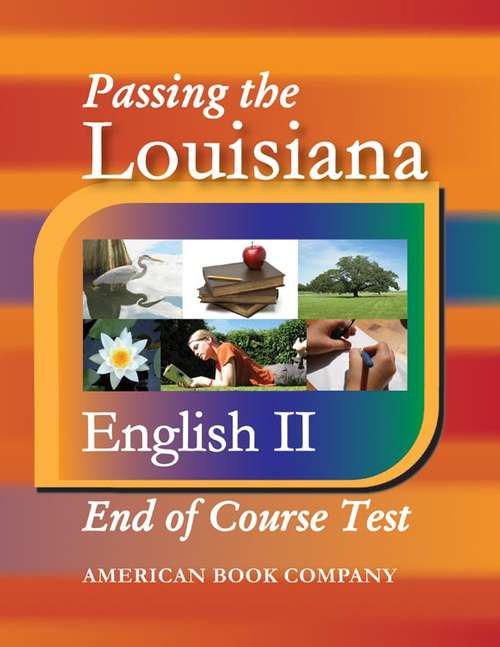 Book cover of Passing the Louisiana English II  End-of- Course Test