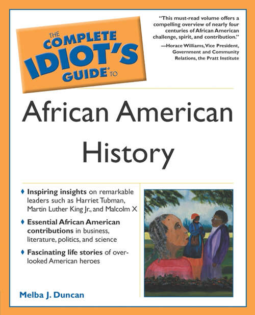 Book cover of The Complete Idiot's Guide to African American History